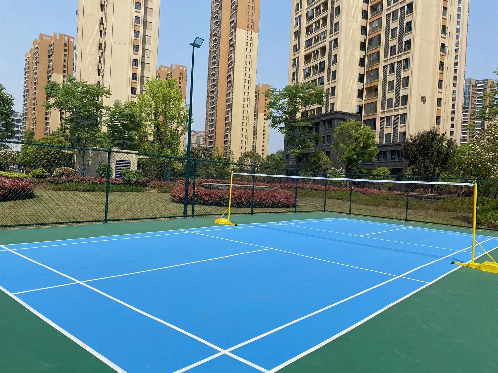 武漢江夏鵬湖灣羽毛球場(chǎng)地